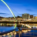 Millenium bridge at night