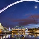 River Tyne moonlight