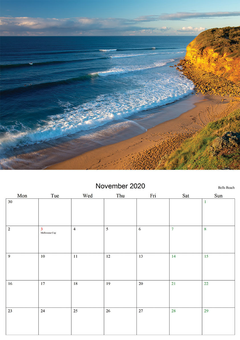 November 2020 Bells Beach