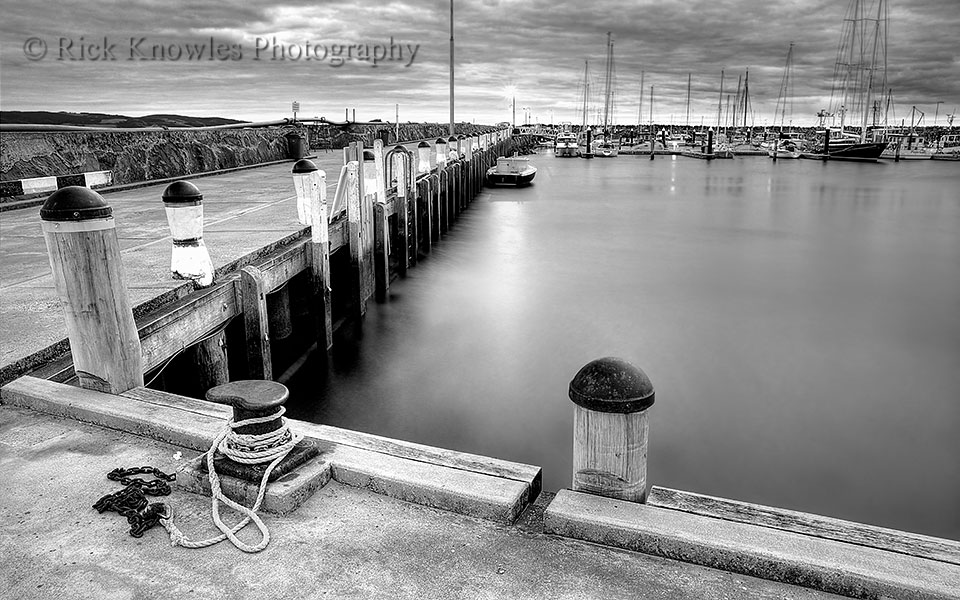 Apollo Bay Pier (Black and White)