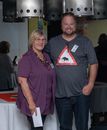 Carol (a Senior winner) and Andrew (Judge)