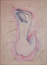 © Kourosh Bahar  |   artist & model  [VERSION #1], 2011, oil/wood