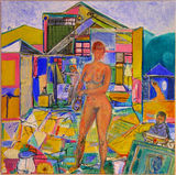 3.5 = KB2011 - milkmaid -24x24 - oil can~WX = © 2011 Kourosh Bahar