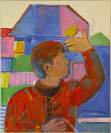 4.2- KB2010 - boy n bird ~DSCN9196~WX  = © 2010 Kourosh Bahar