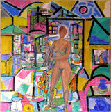 7 = KB2013 - idyllic construction - 24x24 - oil can ~DSCN2408~WX = © 2013 Kourosh Bahar