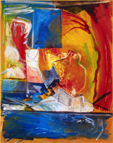 ©  Kourosh Bahar | imagist VI, 2012, acrylic + oil on cardboard, 14x11"