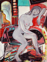 © Kourosh Bahar | primavera, 2003, oi/canvas, 48x36"