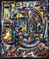 ©  Kourosh Bahar | imagist, 2003, oil/paper, 17x14"