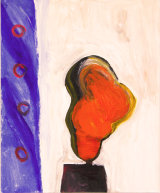 ©  Kourosh Bahar | slab, 12/97, acrylic/paper, 17x14"