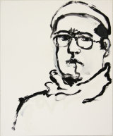 ©  Kourosh Bahar | selfpt I, 2/2002, acrylic/paper, 17x14"