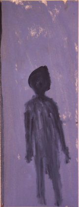 ©  Kourosh Bahar | night terrors, 1997, oil/paper, 17x6.5"