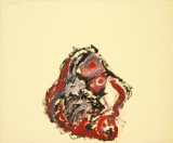 © Kourosh Bahar | head I, 11/1997, oil/paper, 14x17"