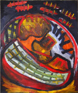 ©  Kourosh Bahar | ark, 12/97, acrylic/paper, 17x14"