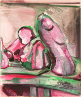 ©  Kourosh Bahar | drawing studio, 1994, gouache/paper, 17x14"