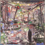 © Kourosh Bahar | calvary, 2004, oil/canvas, 15x15"