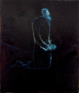 © Kourosh Bahar | chosen / supplicant, 2007, oil/canvas, 64x54" by 2" thickness