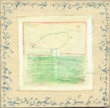 ©  Kourosh Bahar | Twilight, 2002 / 2014, acrylic pencil on wood, 4.25 x 4.25"