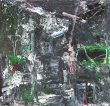 © Kourosh Bahar | visitation, 2004, oil/panel, 12x12"