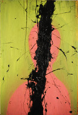 © Kourosh Bahar | flag, 1996. mixed media on wooden window shutter