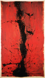 © Kourosh Bahar | untitled, 1996, mixed media / cut canvas, (at least 6x3 feet)