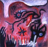 © Kourosh Bahar | black and red II, 1997, oil/canvas, 30x30