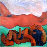 the great landscape, 1997, oil/canvas, 30x30"