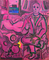 ©  Kourosh Bahar | passage, 2000, oil/canvas, 36x30"