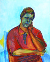 © Kourosh Bahar | russell, 2000, oil/canvas, 30x24"