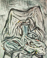 ©  Kourosh Bahar | clothes on chair II, 01/2002, oil/canvas, 30x24"