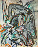 ©  Kourosh Bahar | clothes on chair I, 1/2002, oil/canvas, 30x24"