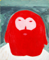 ©  Kourosh Bahar | [Apostles] Red Messiah, 10/2001, oil/canvas, 20x16"