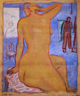 © Kourosh Bahar | artist & model, 2002, oil/canvas