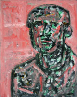 © Kourosh Bahar | man, 2002, oil/canvas, 20x16"