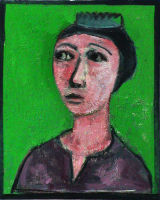 ©  Kourosh Bahar | [Epic] tahmina, 2002, oil/canvas, 20x16"