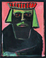 © Kourosh Bahar | [Epic] the king, 2002, oil/canvas, 20x16"