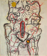 ©  Kourosh Bahar | Internal I, 2002, oil/canvas, 24x18"