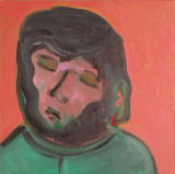 ©  Kourosh Bahar | monk, 2002, oil/canvas, 12x12