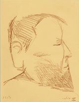 ©  Kourosh Bahar | portrait XI, 11x8.5", brown pencil / paperr pencil paper - 11x8h - WebC