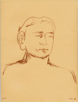 ©  Kourosh Bahar | portrait IV, 11x8.5", brown pencil / paper