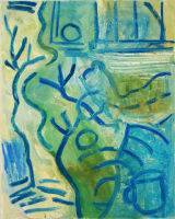 © Kourosh Bahar | cure for hell, 2004, oil/canvas, 30x24"