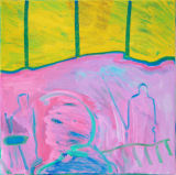 © Kourosh Bahar | golgotha, 2004, oil/canvas, 15x15"