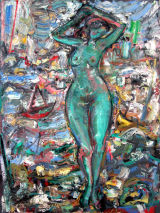 © Kourosh Bahar | hudson venus, 2004, oil/canvas, 40x30"