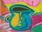 © Kourosh Bahar | jug, 2004, oil/canvas, 9x12"
