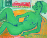 © Kourosh Bahar | song, 2004, oil/canvas, 18x24"