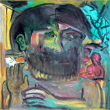 © 2005 Kourosh Bahar  |  benedictus, oil on canvas, 30x30"