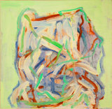 © Kourosh Bahar | clothes on chair II, 2005, oil/wood, 8.5 x 8.75"