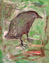 ©  Kourosh Bahar | grey, 2005, oil/canvas, 12x9"