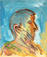 ©  Kourosh Bahar | pilate, 2005, oil on rabbit-skin-glue-sized canvas, 18x15"