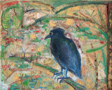 © Kourosh Bahar | raven, 2005, oil/canvas, 16x20"