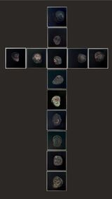 KB2007-2021 - Cross - 13 parts - Each [oil can - 12x12] ~ClikpicGray= © 2007-2021 Kourosh Bahar